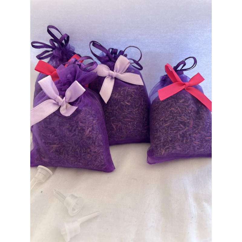 Sachet ( 3 épaisseurs d’organes)
fleurs extra lavandin bio Drôme)