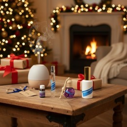 Idée cadeau Noël : Pack Noël : Diffuseur 12ml + Spray 30ml + Spray 7.5ml +Gouttes à gouttes 5ml