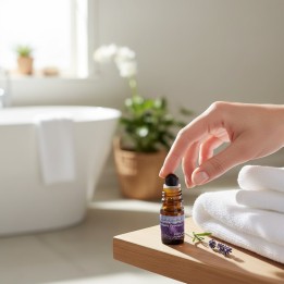 essential Oil Lavender Fine Organic: Flocon 5 ml roll-on