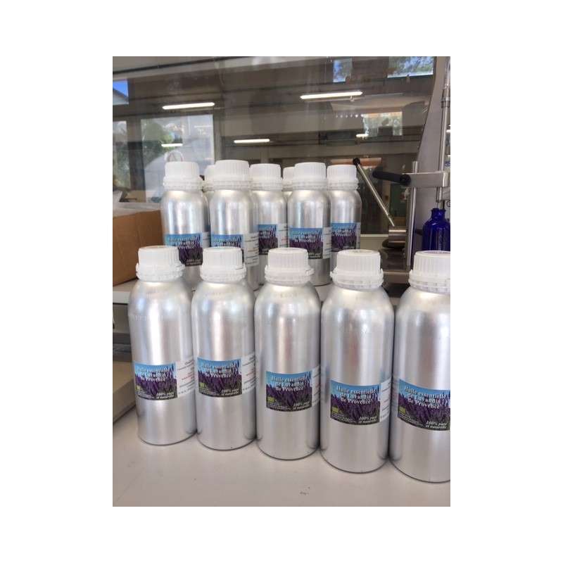 Flacon 600ml Huile essentielle bio Lavandin Grosso Flacon 600ml Huile essentielle bio Lavandin Grosso