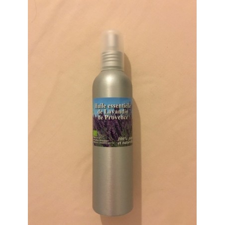 Spray 200ml en aluminium huile essentielle lavandin