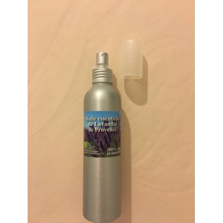 Spray 200ml en aluminium huile essentielle lavandin